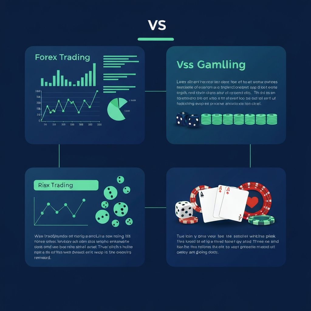 Forex Trading vs Gambling: Understanding the Real Difference